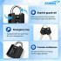 SmartX Tuya SX-PL705 Bluetooth Smart Padlock Fingerprint, Passcode, App and Mechanical Key Unlock